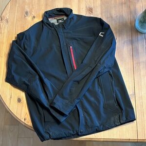 Mizuno Black and Red Men's Windbreaker